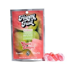 happy fruit guava delight gummies 100mg