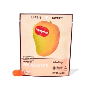 happy fruit mellow mango gummies 120g