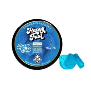 happy fruit berry cool live rosin gummies 100mg